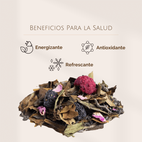 Té de Grosella, Frambuesa y Rosa BIO - Imagen 5