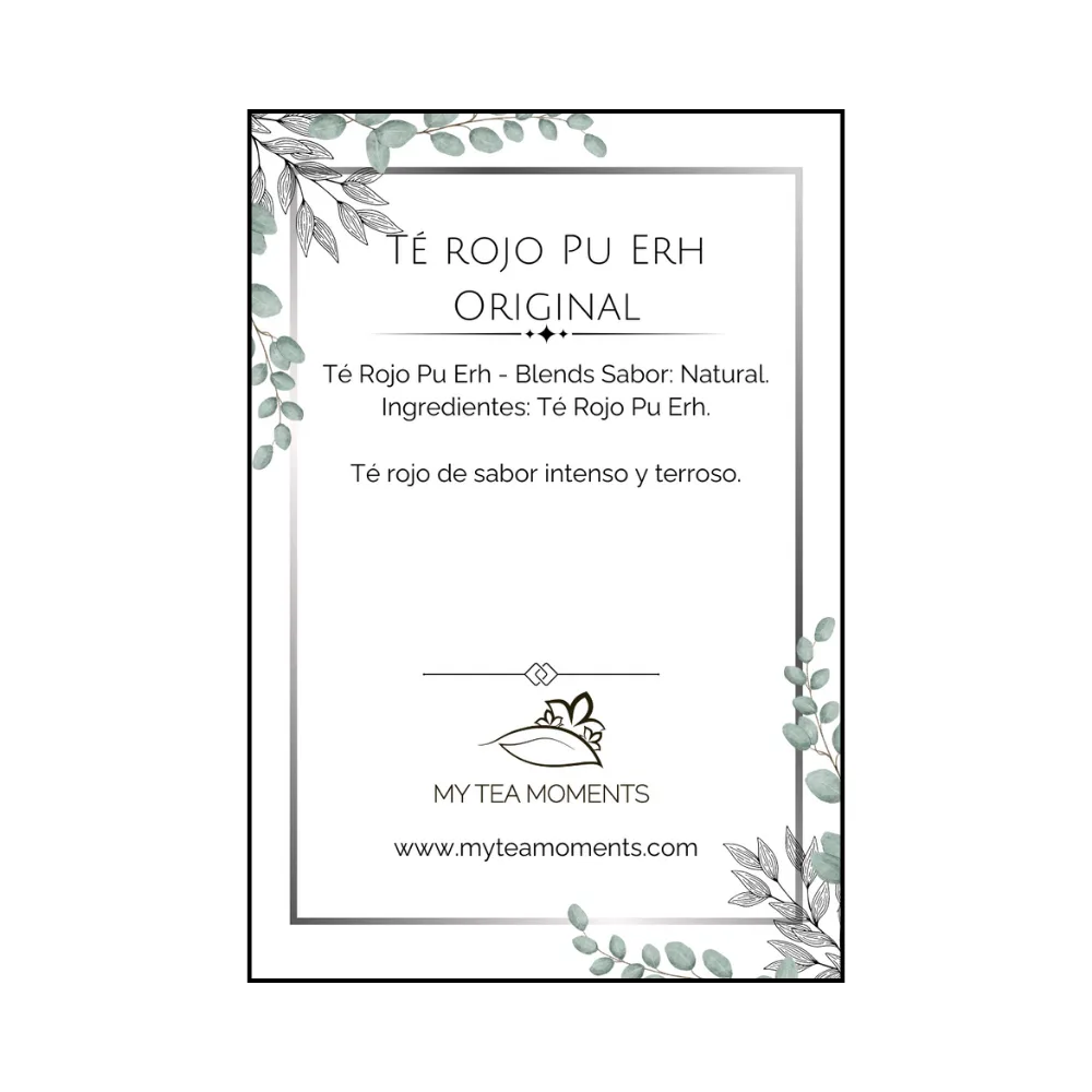 Té Rojo (Pu Erh) Original BIO - Imagen 6