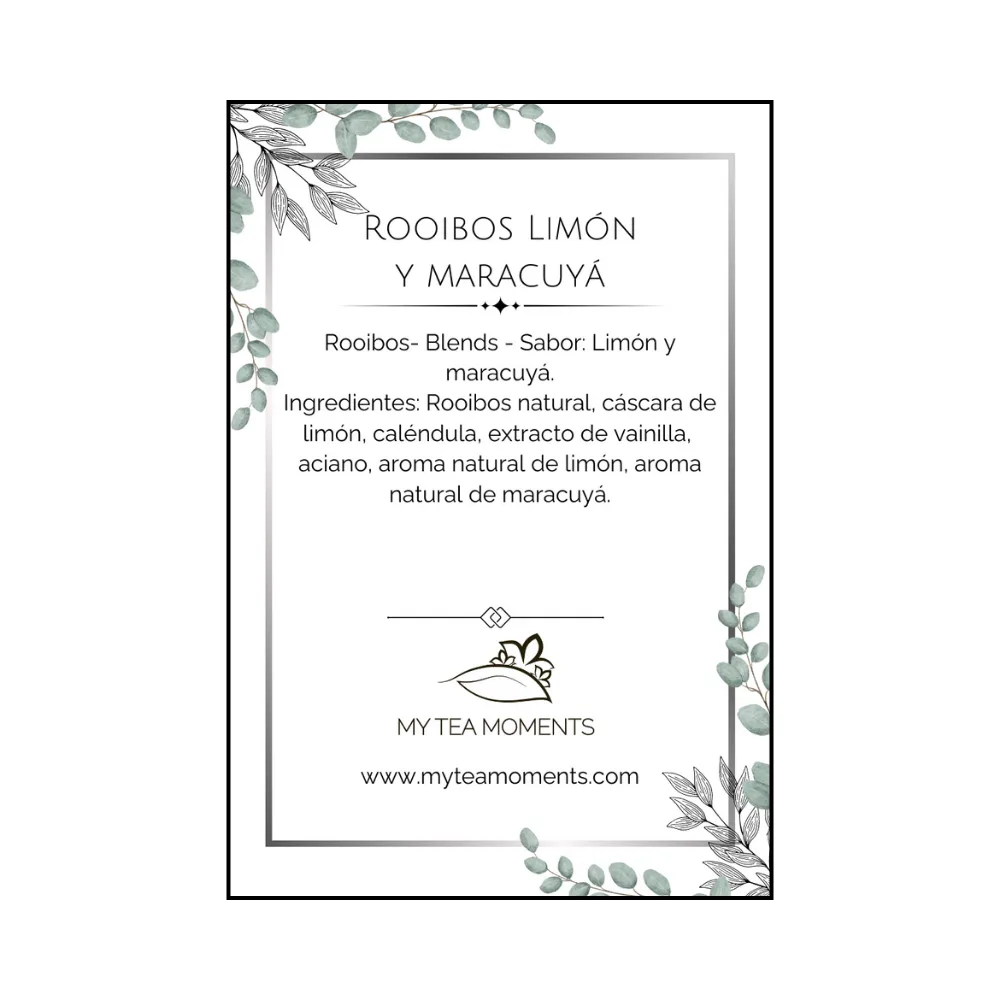 Rooibos de Limón y Maracuyá BIO - Imagen 6