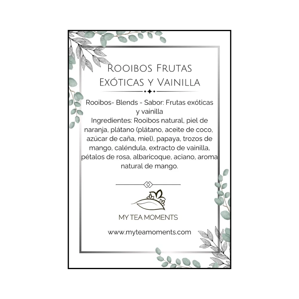Rooibos de Frutas Exóticas y Vainilla BIO - Imagen 6