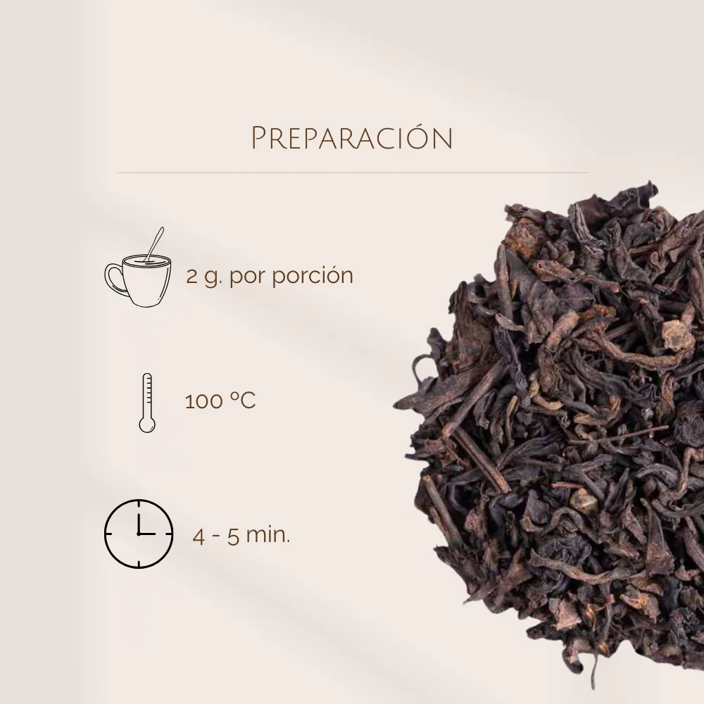 Té Rojo (Pu Erh) Original BIO - Imagen 4