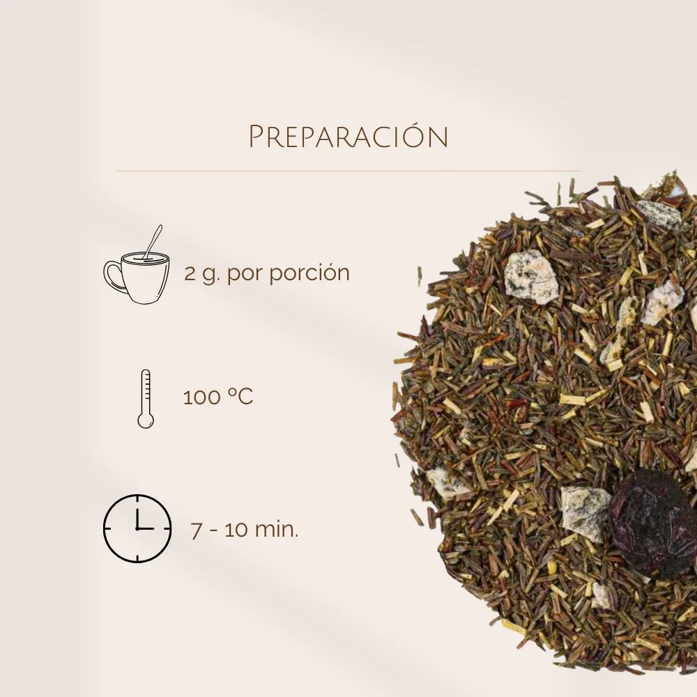 Rooibos de Arandano y Menta BIO - Imagen 4