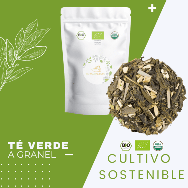 Té Verde con Jengibre y Limón BIO - Imagen 7