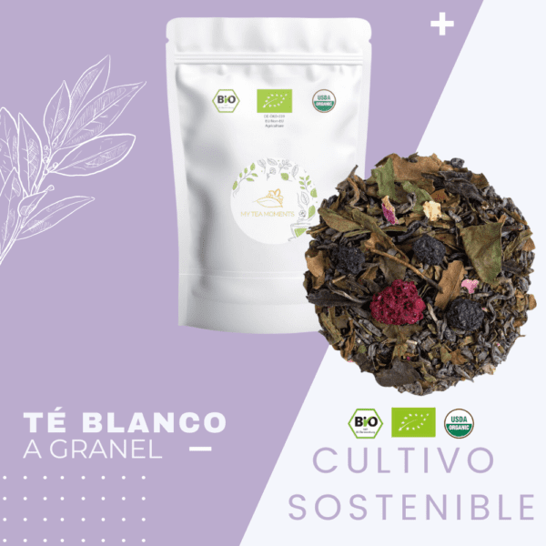 Té de Grosella, Frambuesa y Rosa BIO - Imagen 7