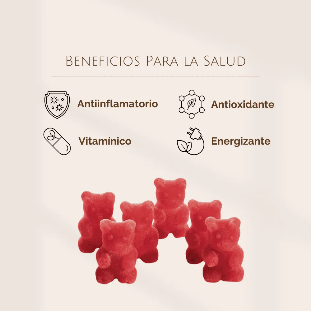 Ositos de Frambuesa y Vainilla - Gominola o Té Soluble - Imagen 4