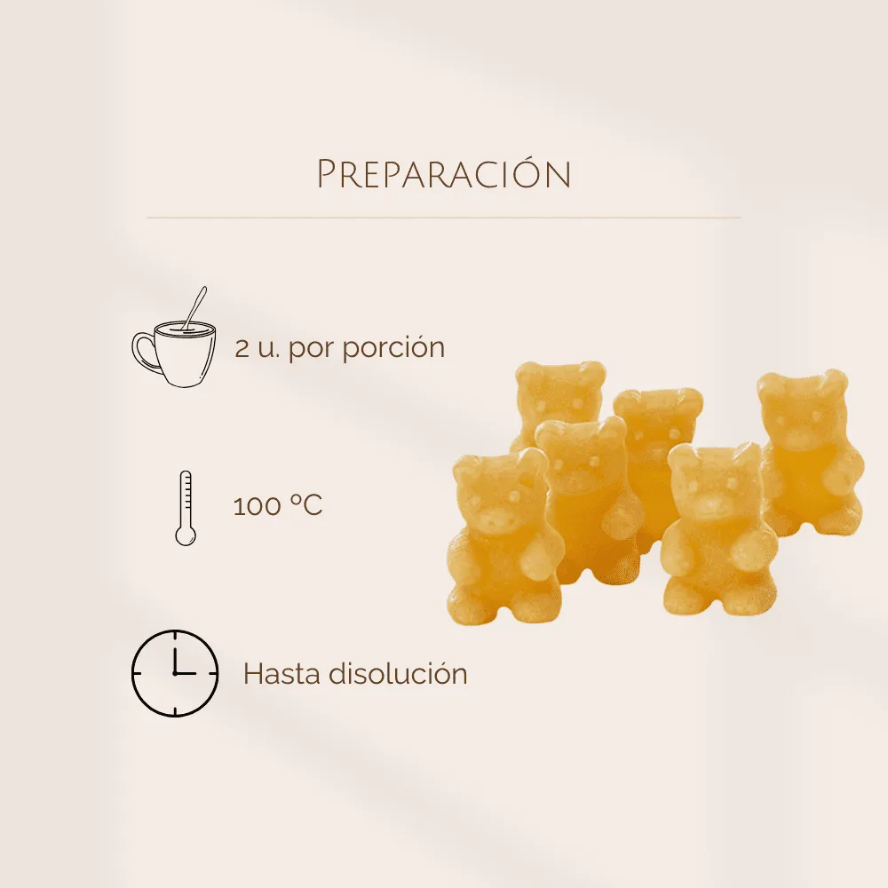 Ositos de Jengibre y Limón - Gominola o Té Soluble - Imagen 3