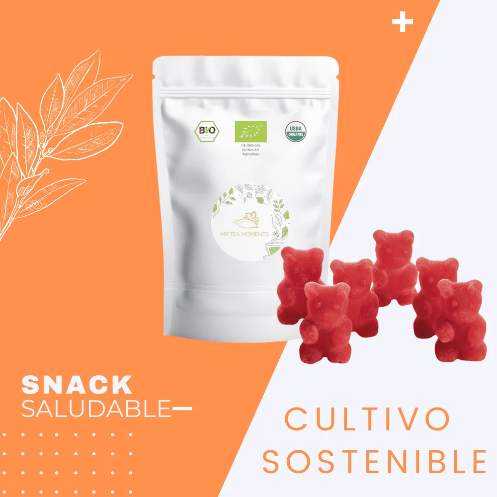 Ositos de Frambuesa y Vainilla - Gominola o Té Soluble - Imagen 6