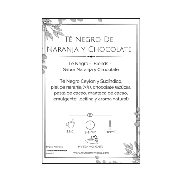 Té negro Naranja y Chocolate - Imagen 7