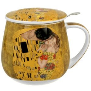 Taza con Filtro y Tapa Klimt Kiss