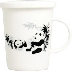 Taza con Filtro Panda